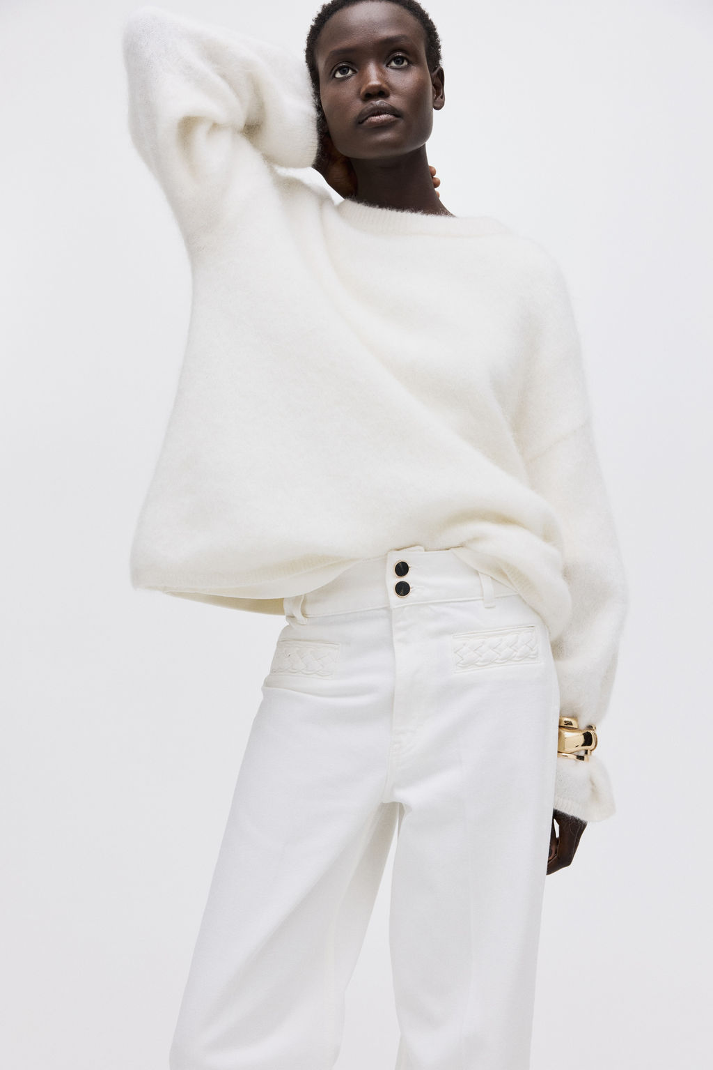 Wide High Jeans - H&m фото 6