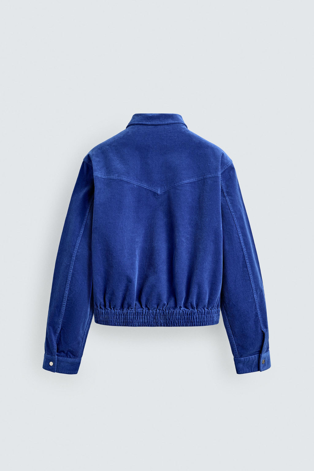 SOBRECAMISA PANA CREMALLERA / Azulina - Zara фото 8