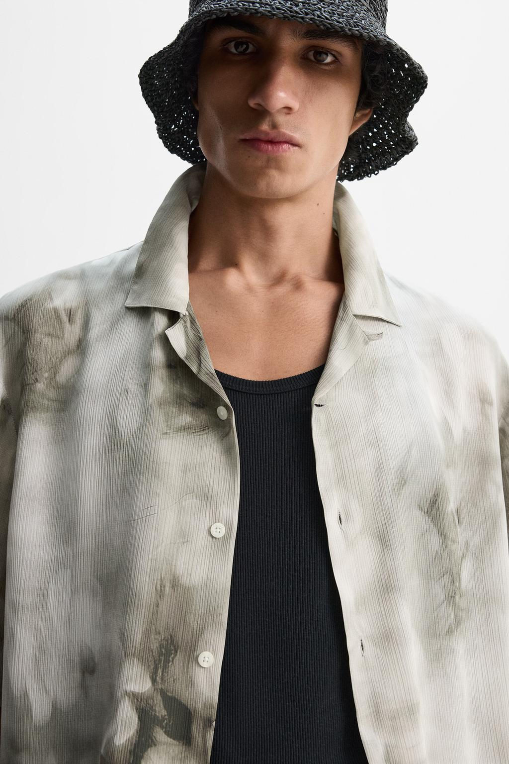FLORAL PRINT SHIRT - Zara фото 5