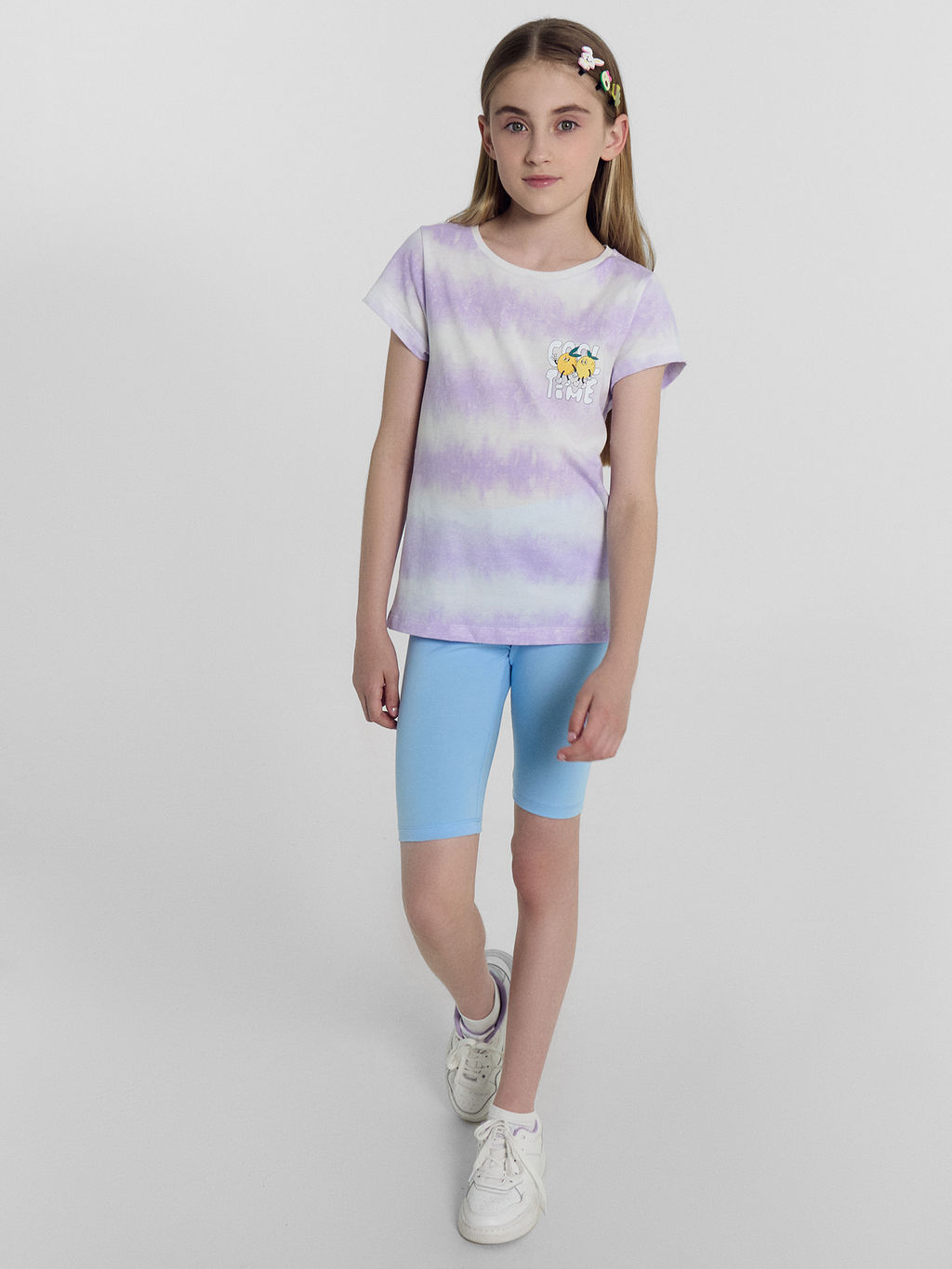 Шорты для девочек в голубом цвете - Mark formelle фото 3