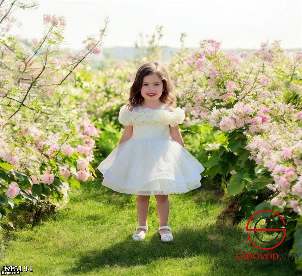 Платье для девочки пышное