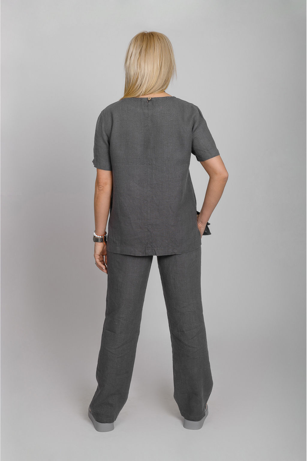 100% ЛЁН БЛУЗА БАЗОВАЯ - Новый лен фото 2