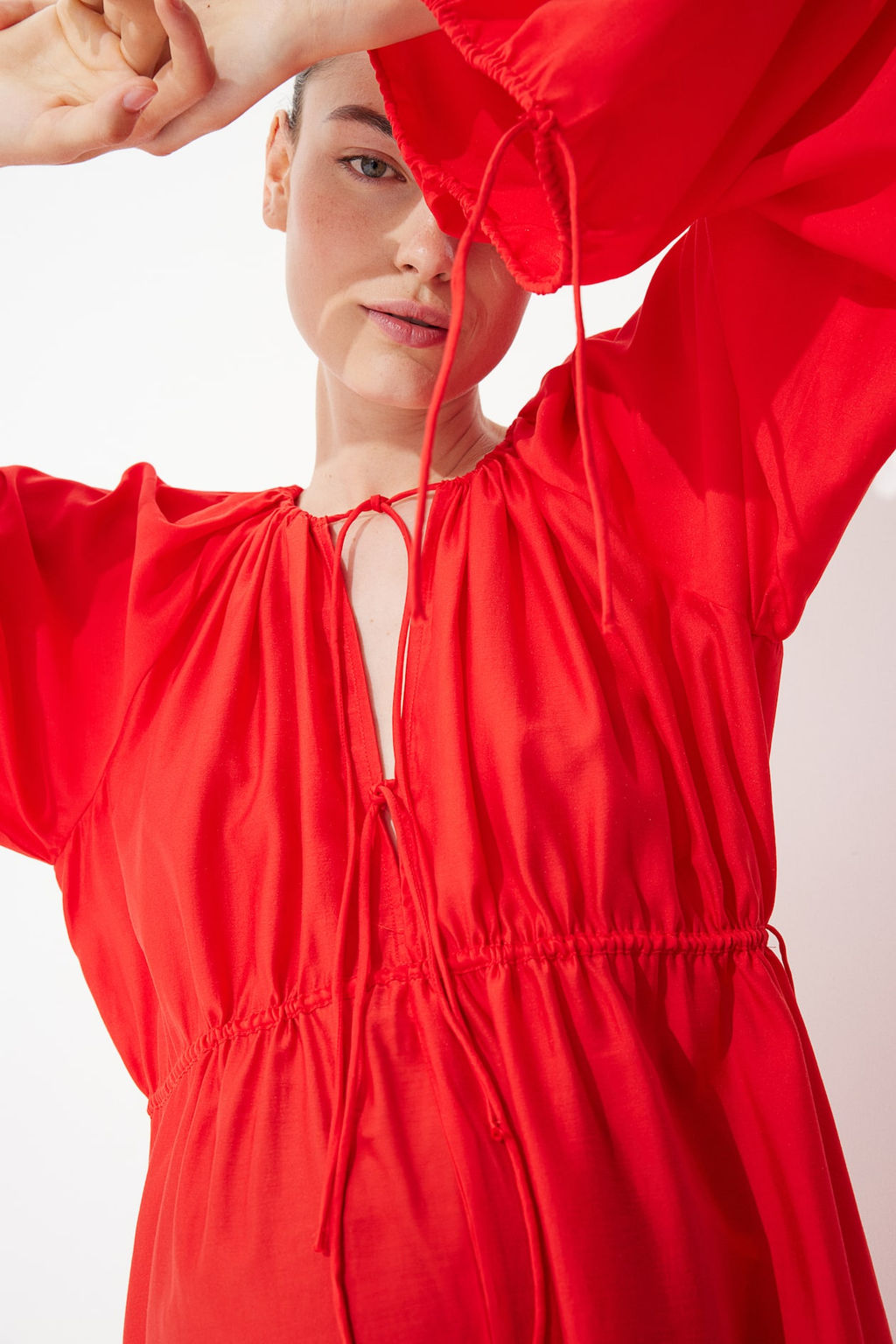 MAMA Maxivestido con cordon de ajuste - H&m фото 2