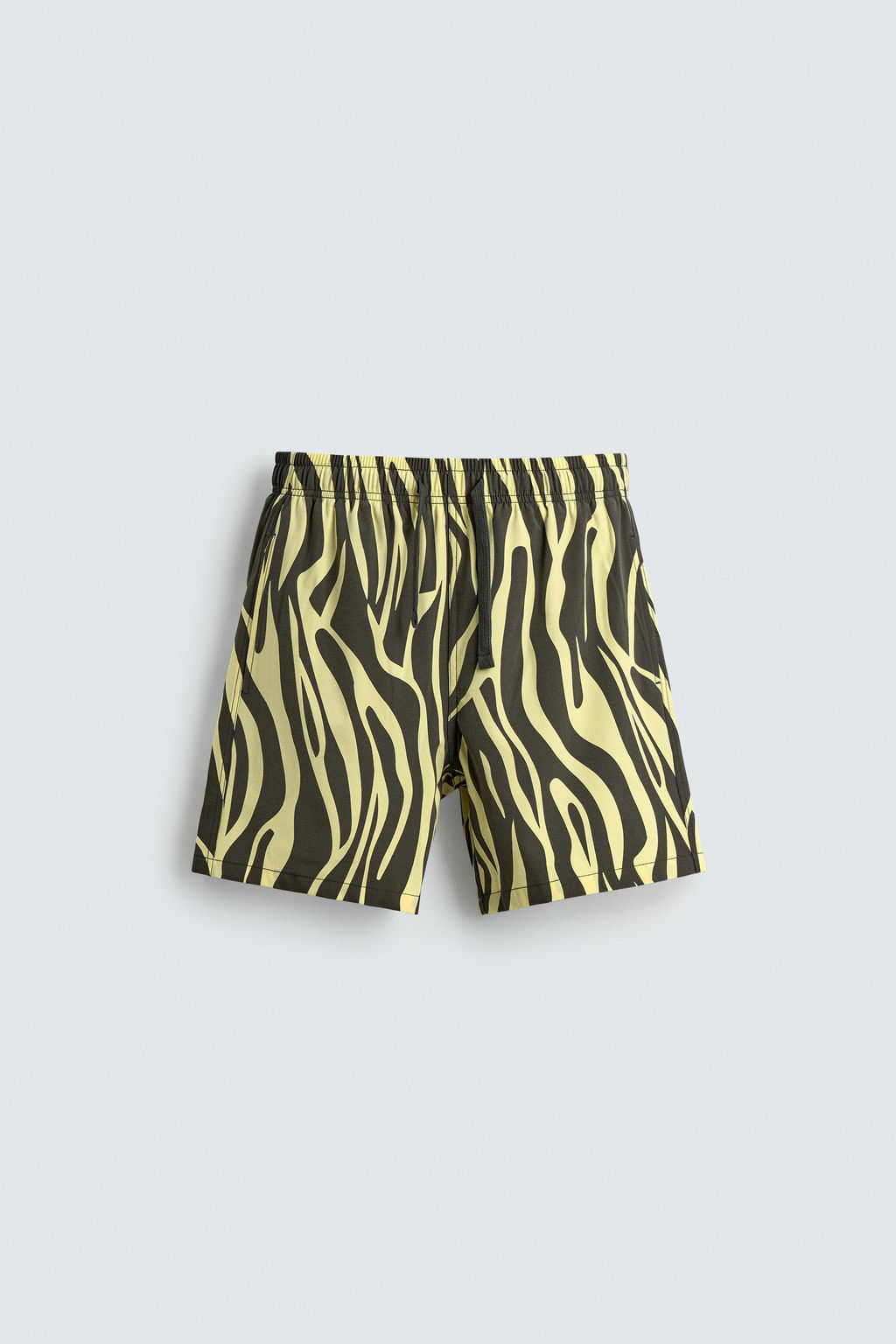 ANIMAL PRINT LONG SWIMMING TRUNKS - Zara фото 9