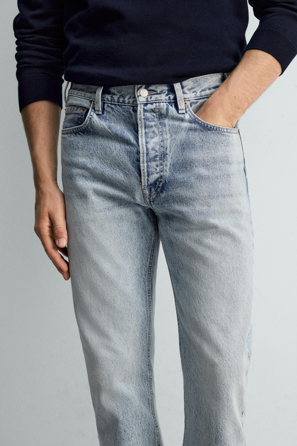 LIMITED EDITION STRAIGHT-LEG BOOTCUT JEANS - Zara фото 5