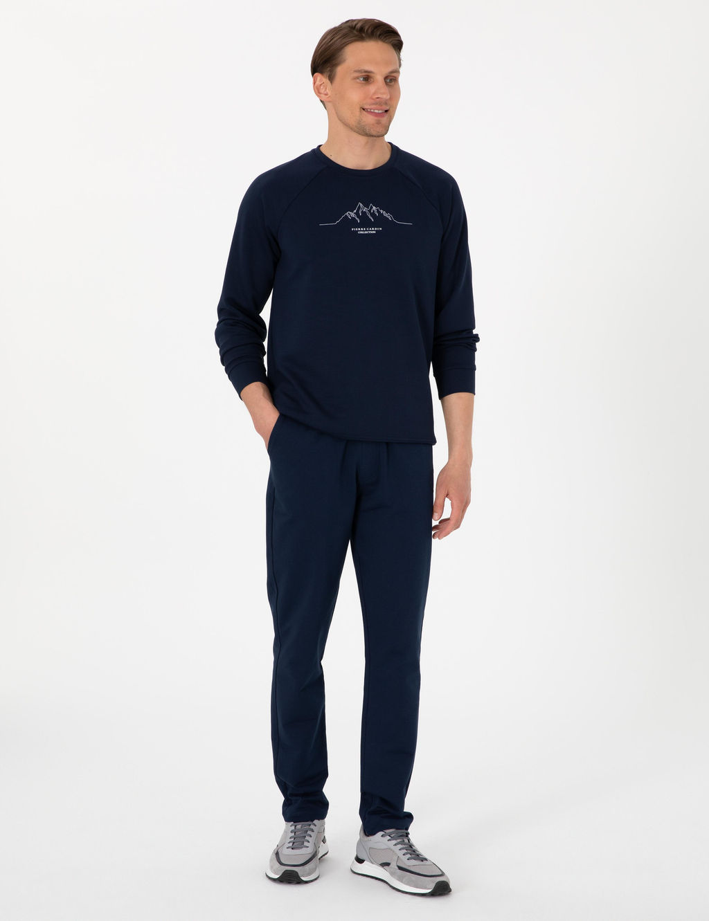 Lacivert Regular Fit Sweatshirt - Pierre cardin фото 4