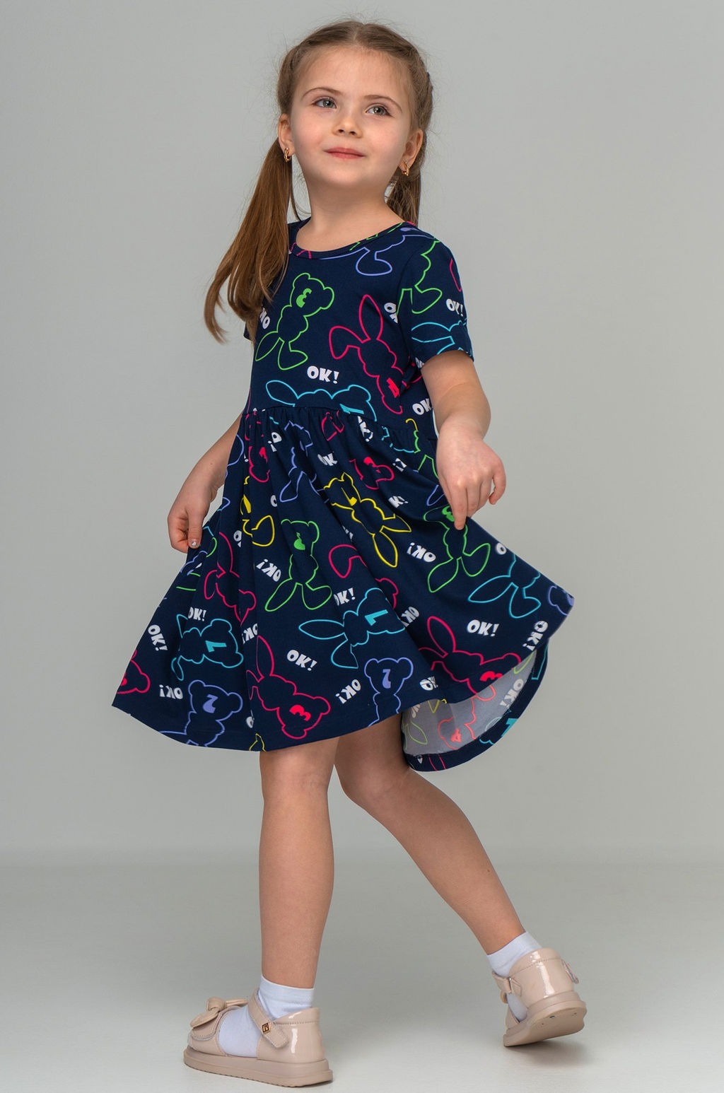 Летнее платье из бамбука для девочки Happyfox