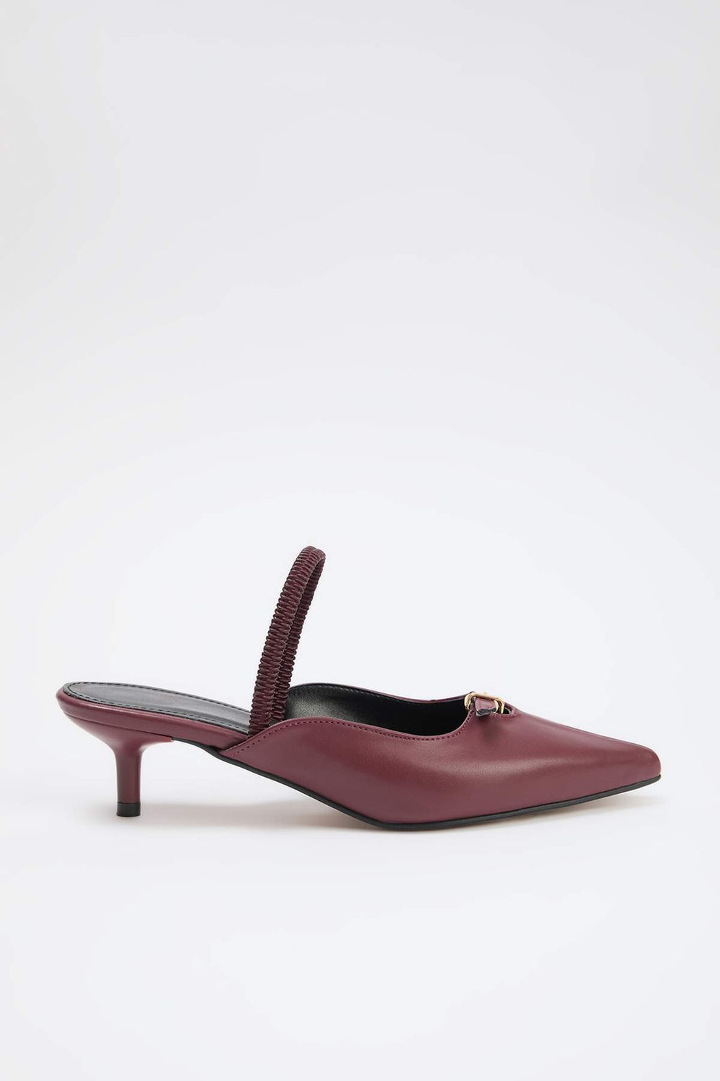 Bordo Toka Detayl? 4,5 cm Kad?n Klasik Topuklu Ayakkab? TAKSS26TO00022 - Trendyolmilla фото 4