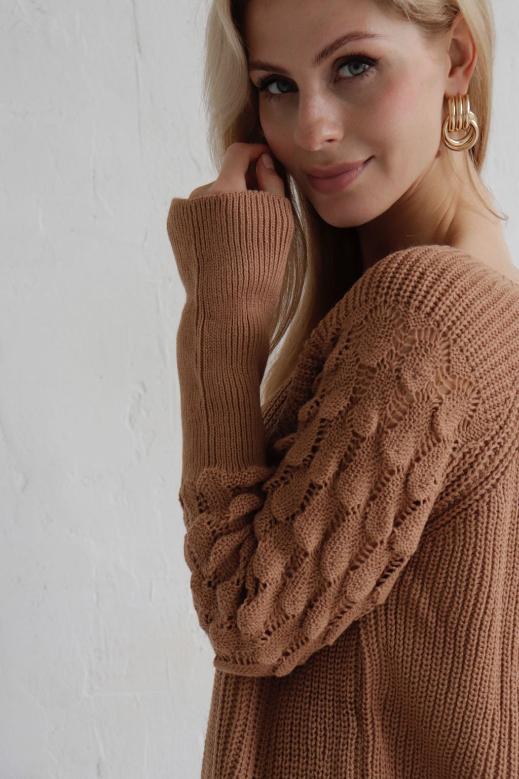 10006 Джемпер бежевый - Martichelli фото 19