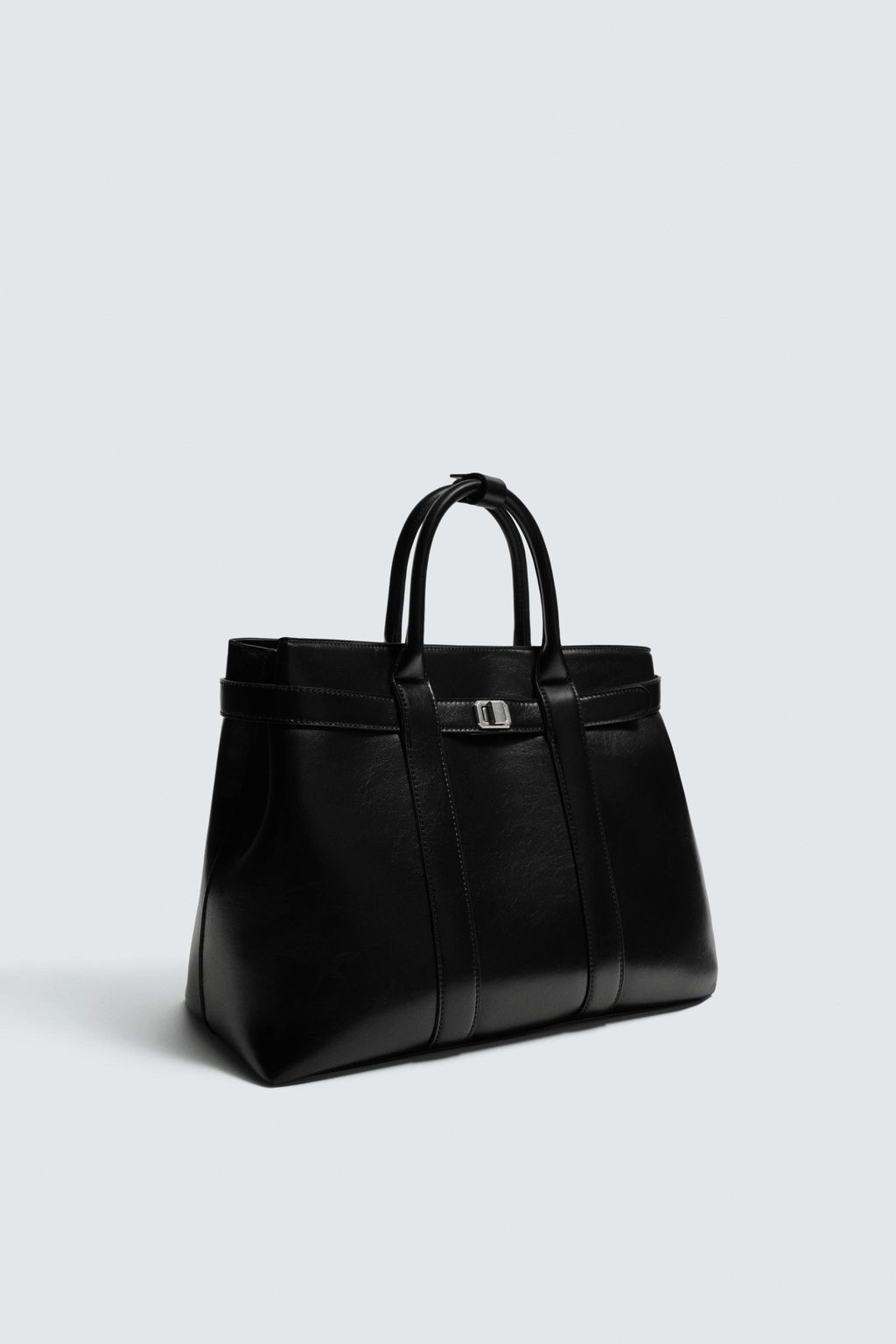 BOLSO DE MANO CINTUR?N / Negro - Zara фото 2