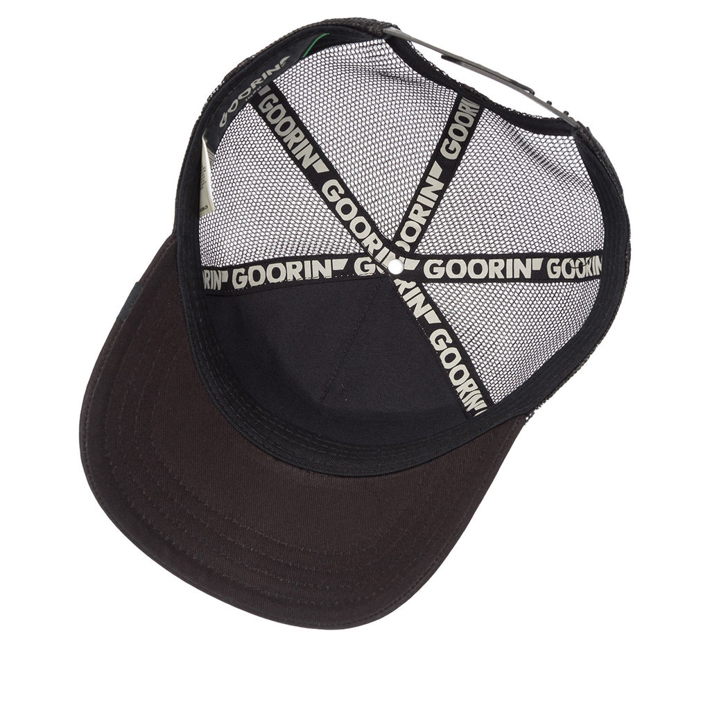 Бейсболка GOORIN BROTHERS арт. 101-2420 (белый / черый)  фото 3