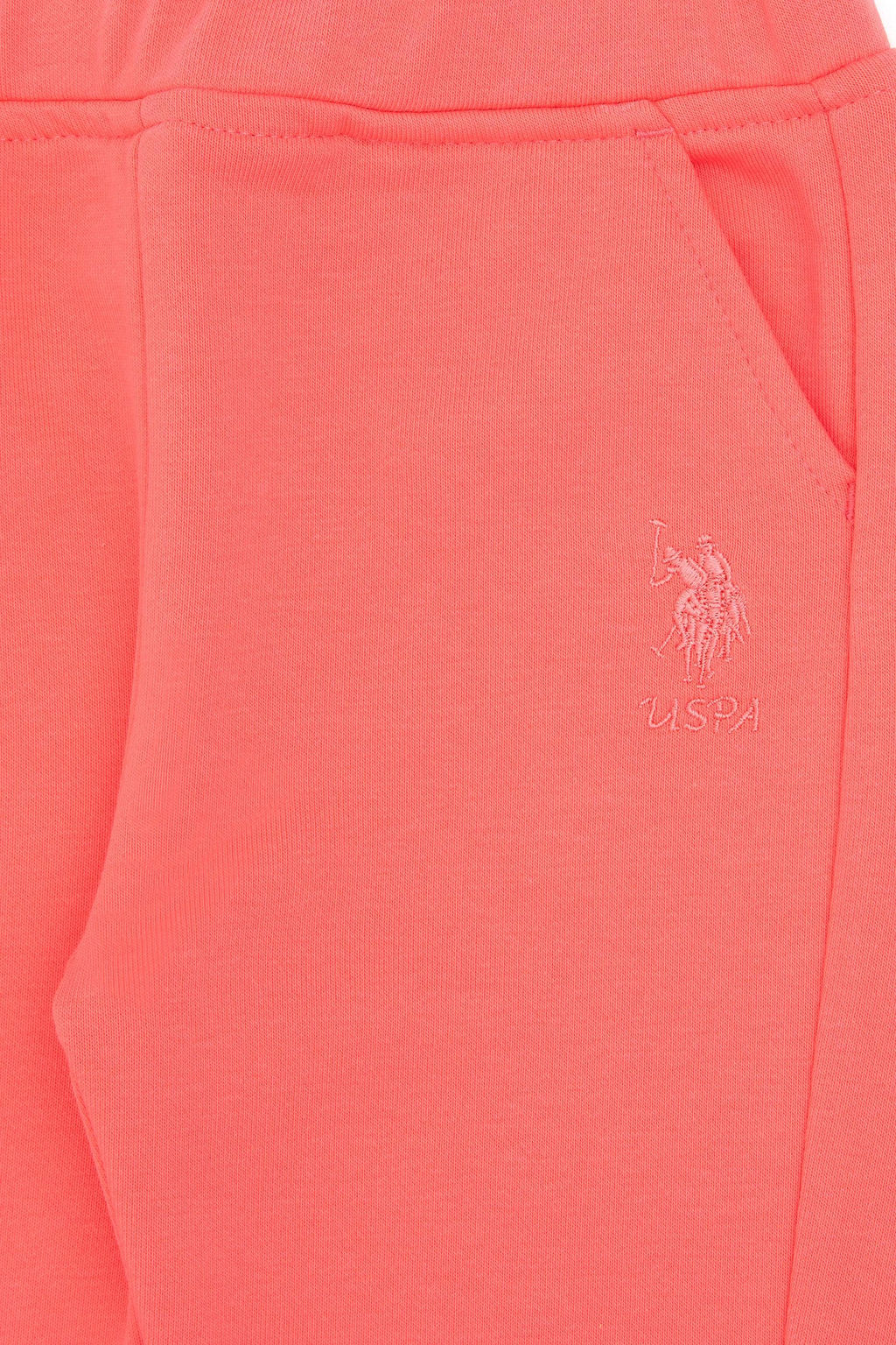 Спортивные штаны с цветком граната для девочек Дополнительная скидка 11% в корзине - U.s. polo assn фото 4