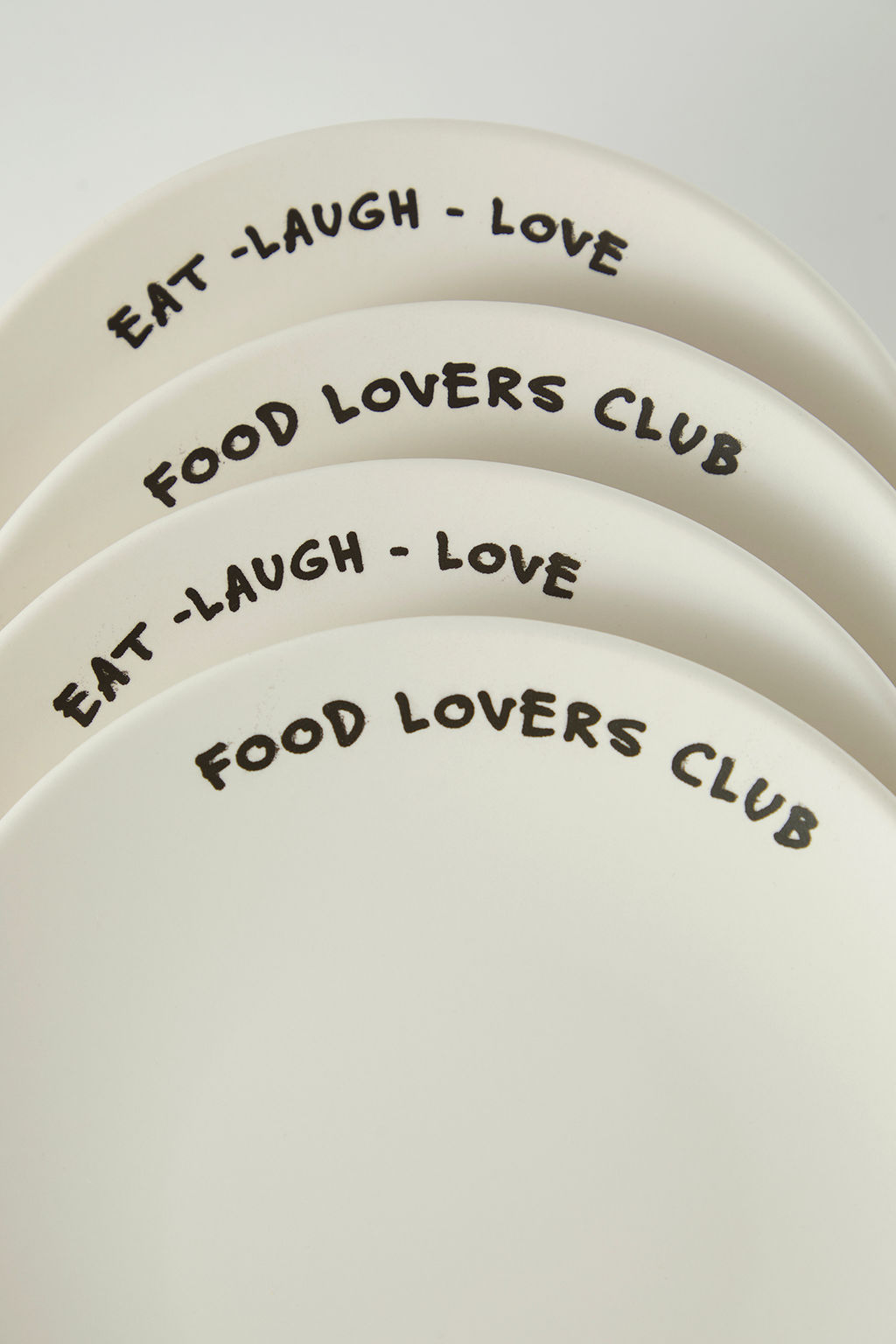 Trendyolmilla Home 4lu Seramik Kalpli Pasta Tabag? Seti 20cm TPHSS25TBK00004  фото 2