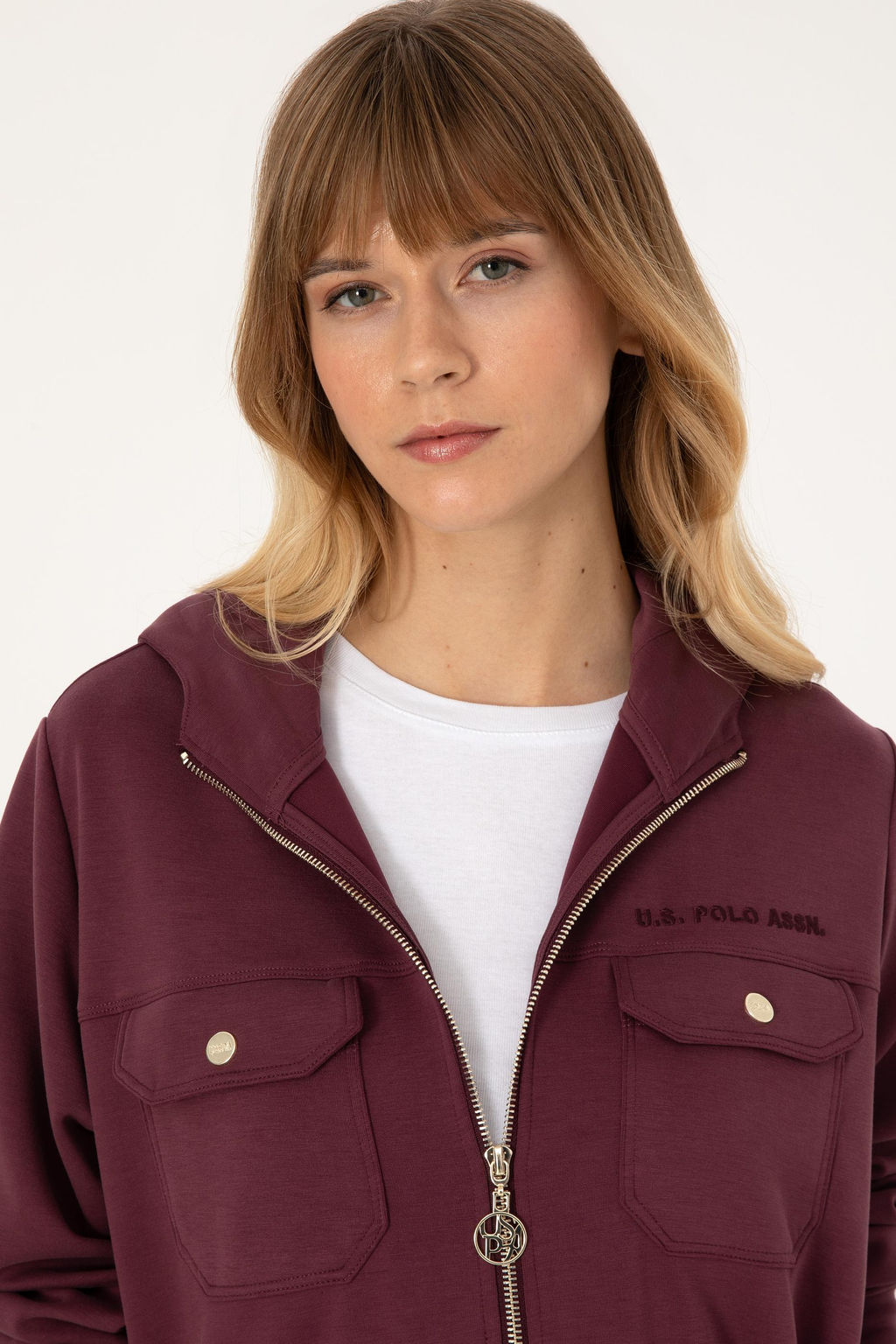 Kad_n Bordo Sweatshirt - U.s. polo assn фото 2