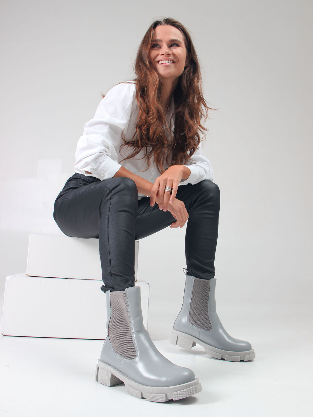 Челси 334.21074gr.Серый лайт/Шерсть