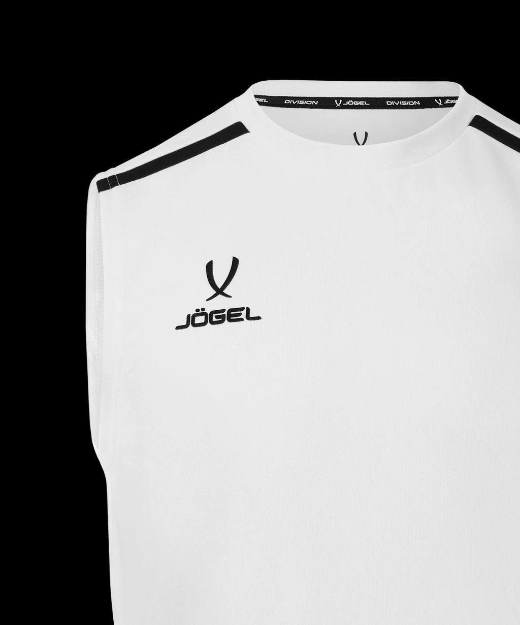 Майка тренировочная JOGEL DIVISION PerFormDRY Training Sleeveless, белый фото 4