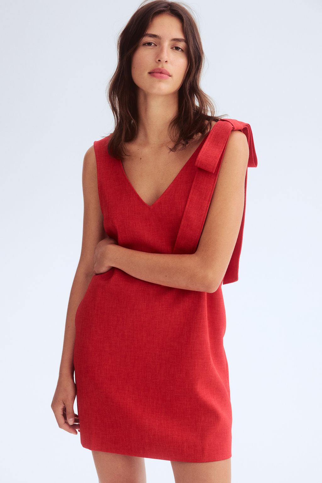 Minivestido con lazada - H&m фото 2