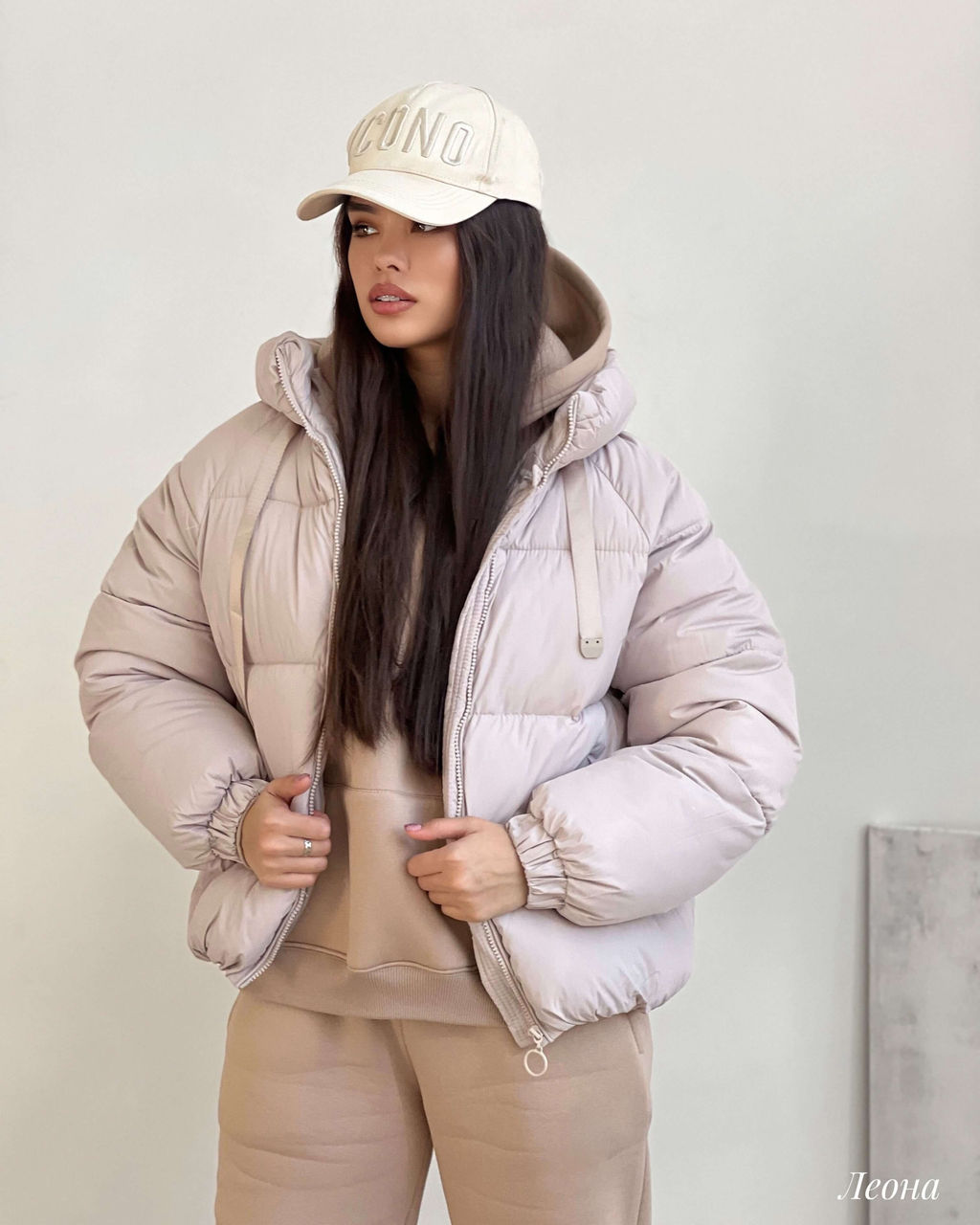 Куртка Леона (светло-серый) - Nadi bordo фото 3