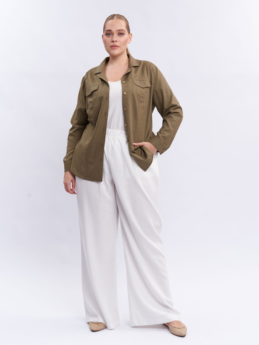 Рубашка льняная BL59152TBK58 - Артесса фото 2