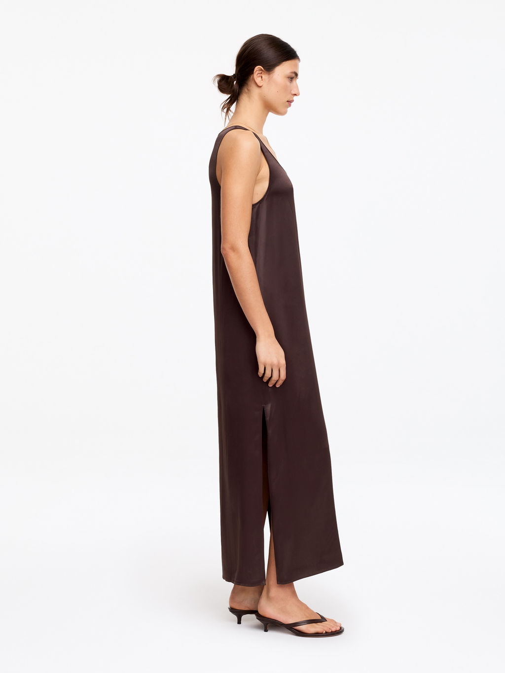 Vestido de sat?n sin mangas - H&m фото 6