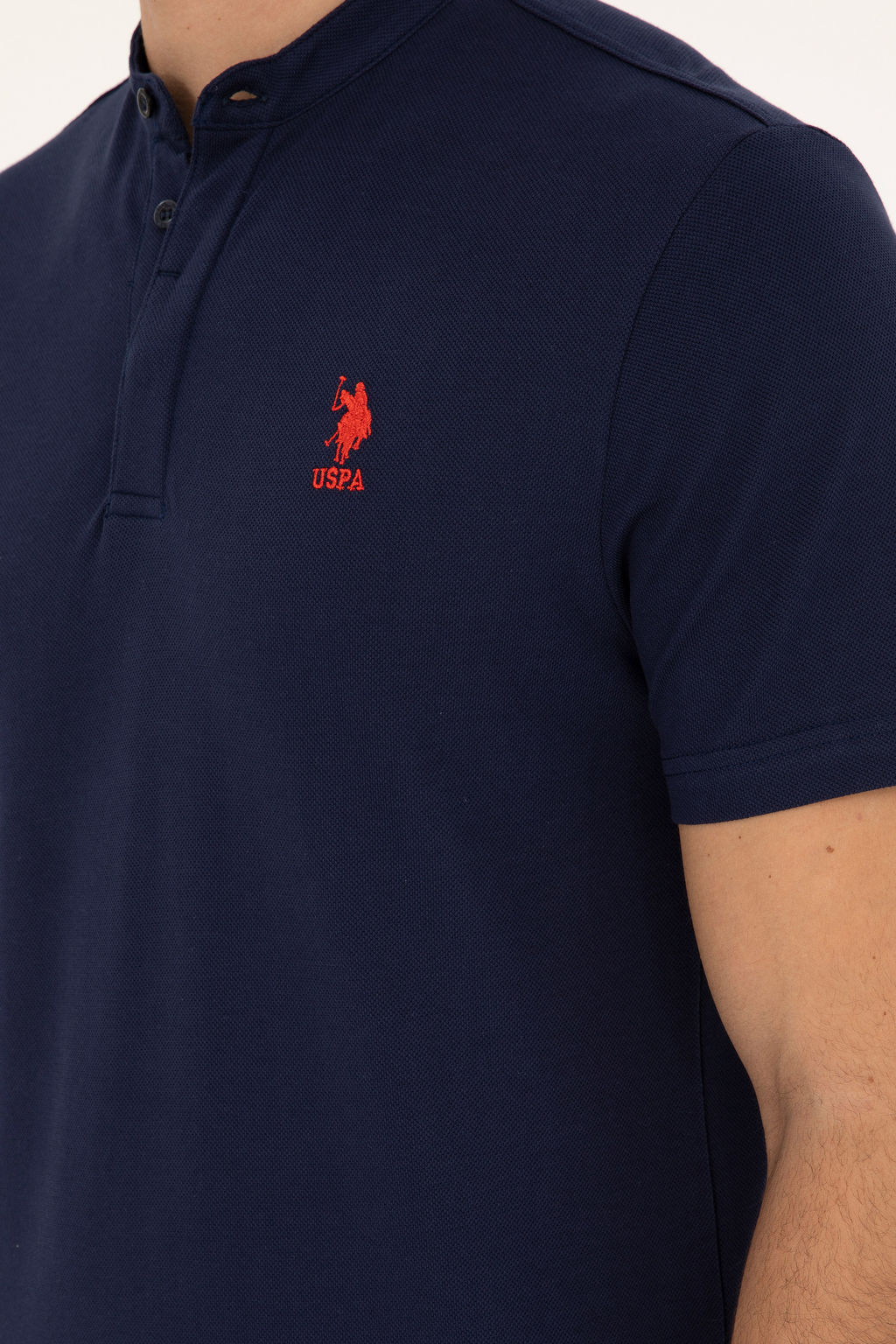U. S. Polo Assn / Мужская темно-синяя футболка - U.s. polo assn фото 14
