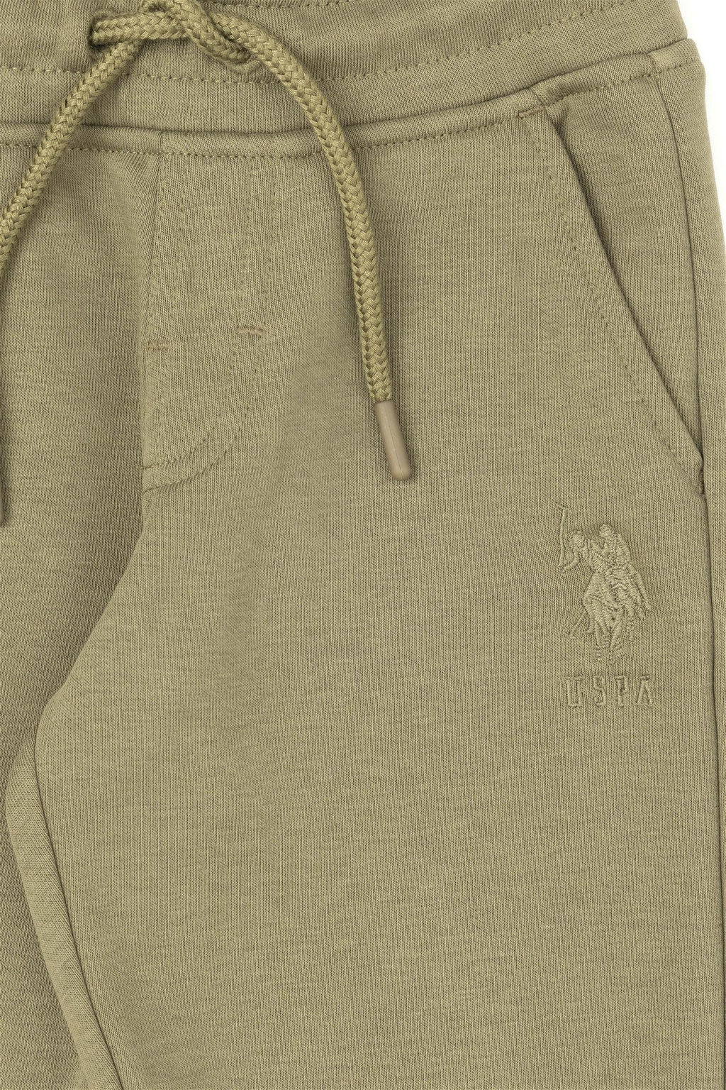 Детские спортивные штаны цвета хаки - U.s. polo assn фото 4