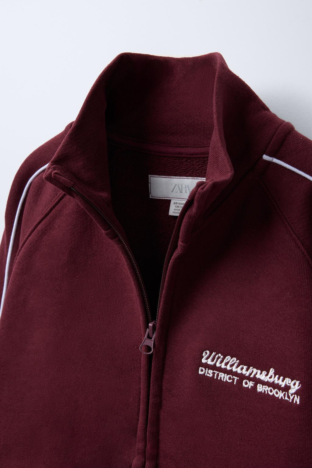 PLUSH HOODIE WITH SLOGAN - Zara фото 8