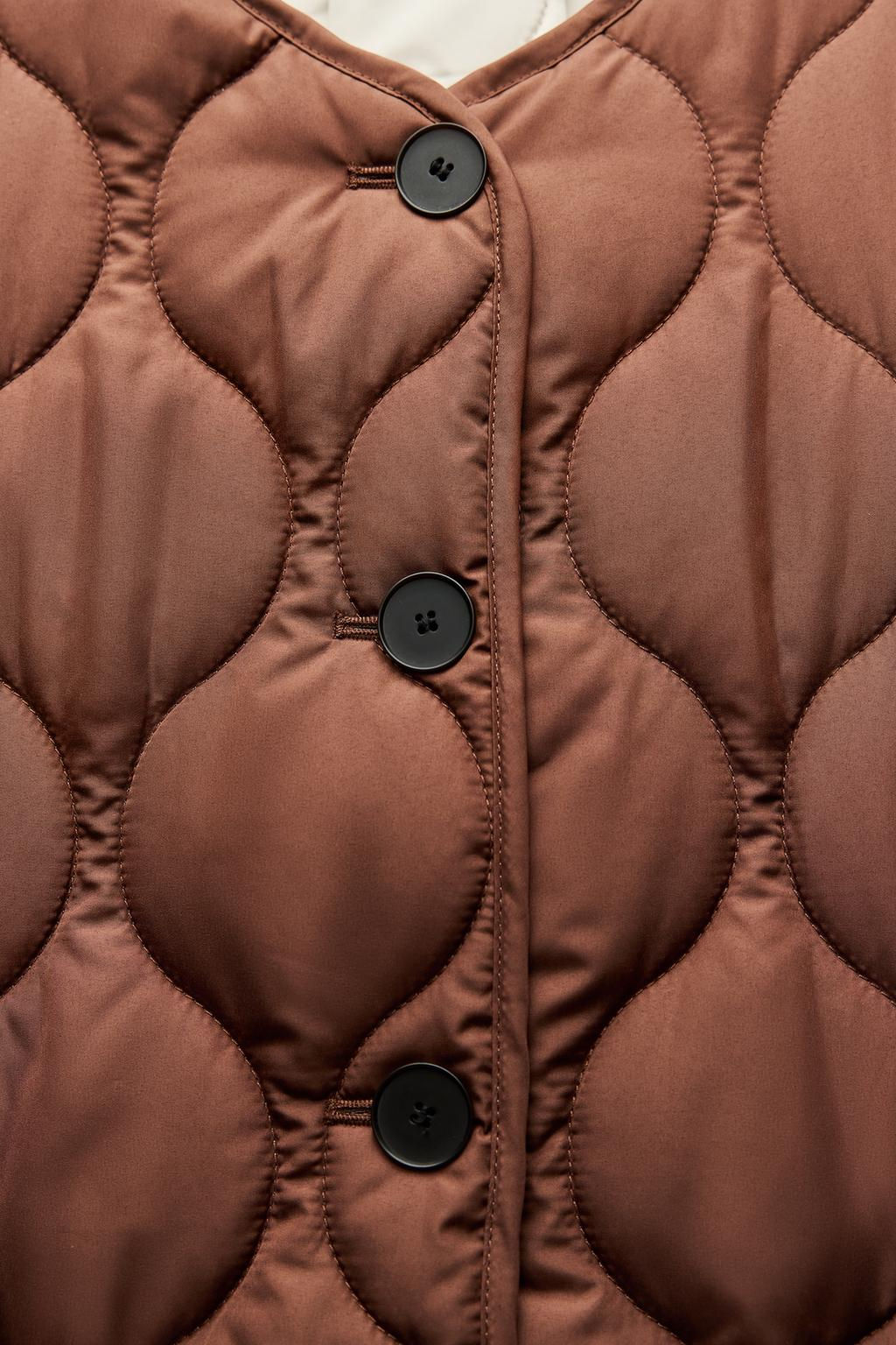 WATER-REPELLENT QUILTED JACKET - Zara фото 7