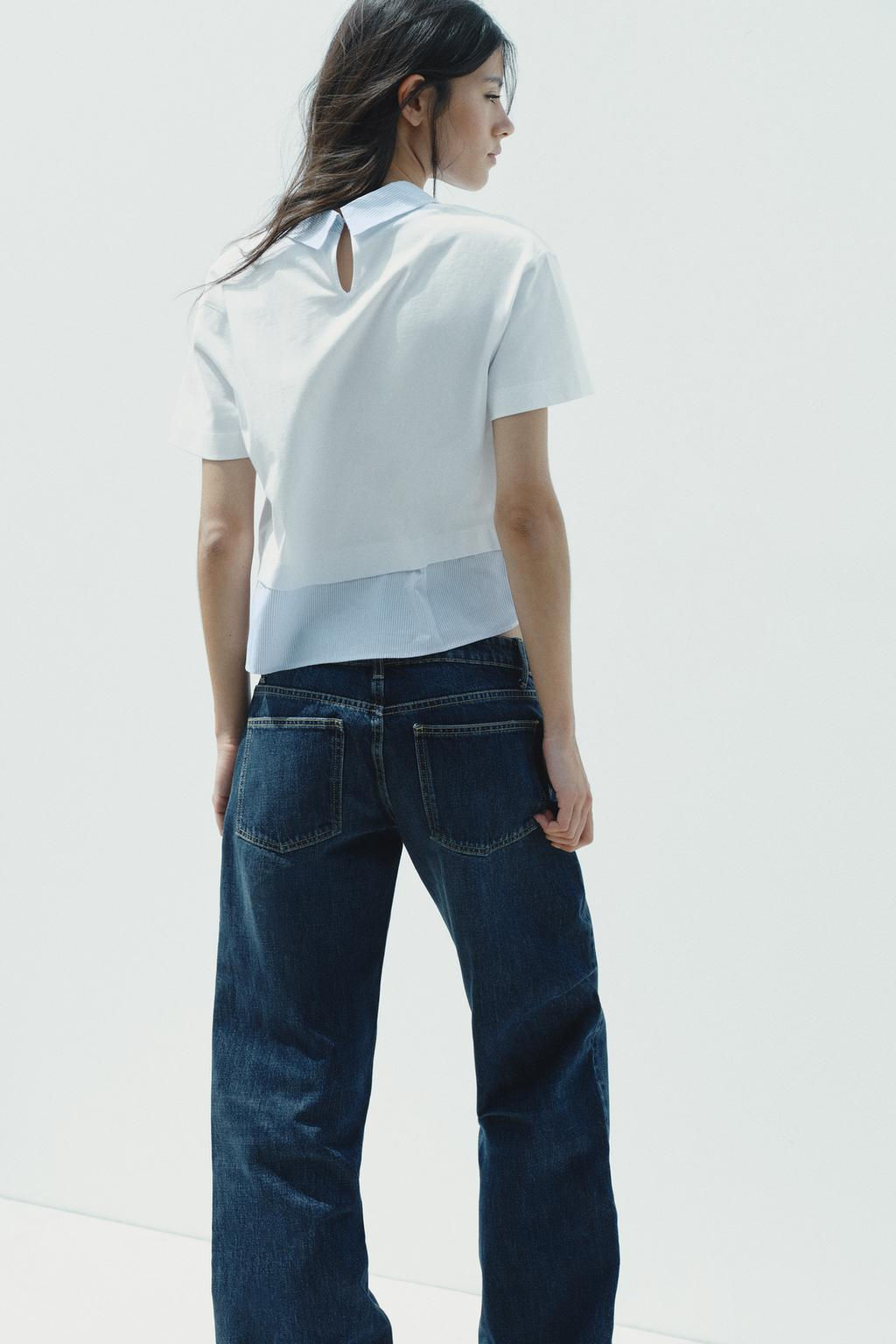 STRIPED COMBINED T-SHIRT - Zara фото 3