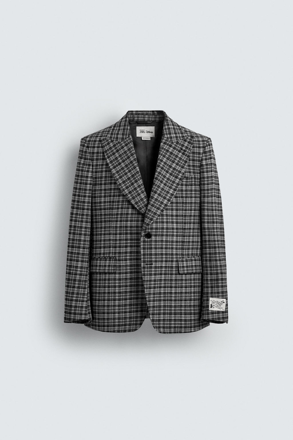 CHECK SUIT BLAZER HARRY LAMBERT FOR ZARA X DISNEY  фото 7