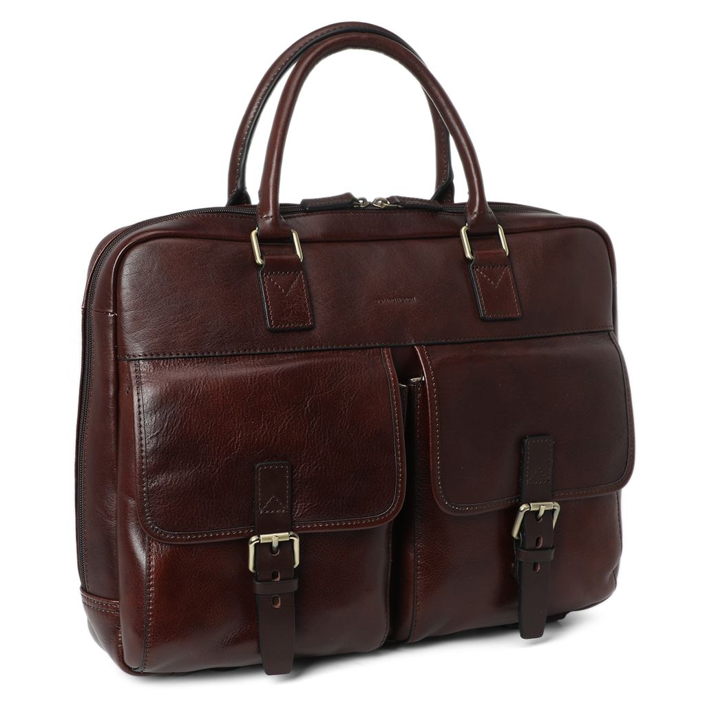 Мужская сумка для ноутбука GERARD HENON Артикул 2920707, темно-коричневый  фото 3