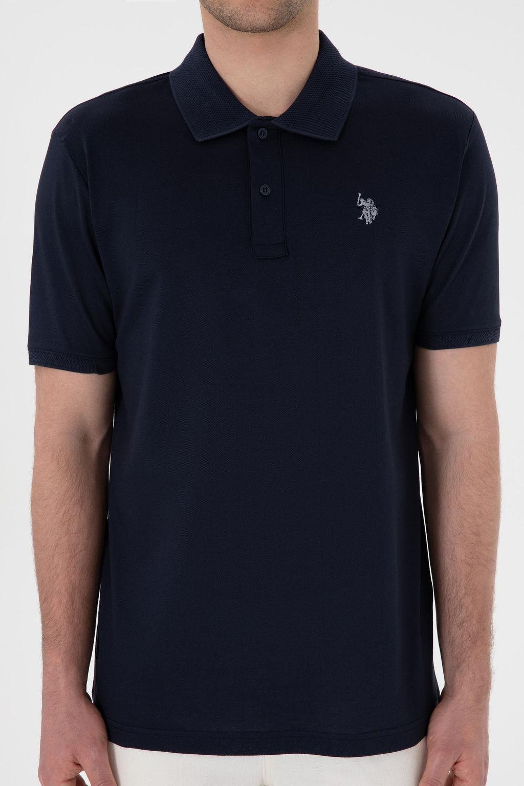 Erkek Regular Fit Polo Yaka Lacivert Basic Ti__rt Sepette S_rpriz _ndirim - U.s. polo assn фото 6