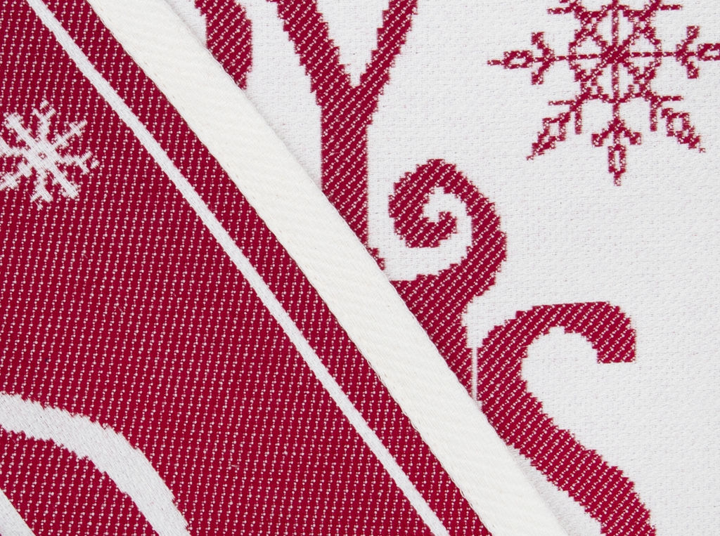 9с25.110ж1 Merry Christmas(ДТЭ бордовый) Салфетка 50х50см