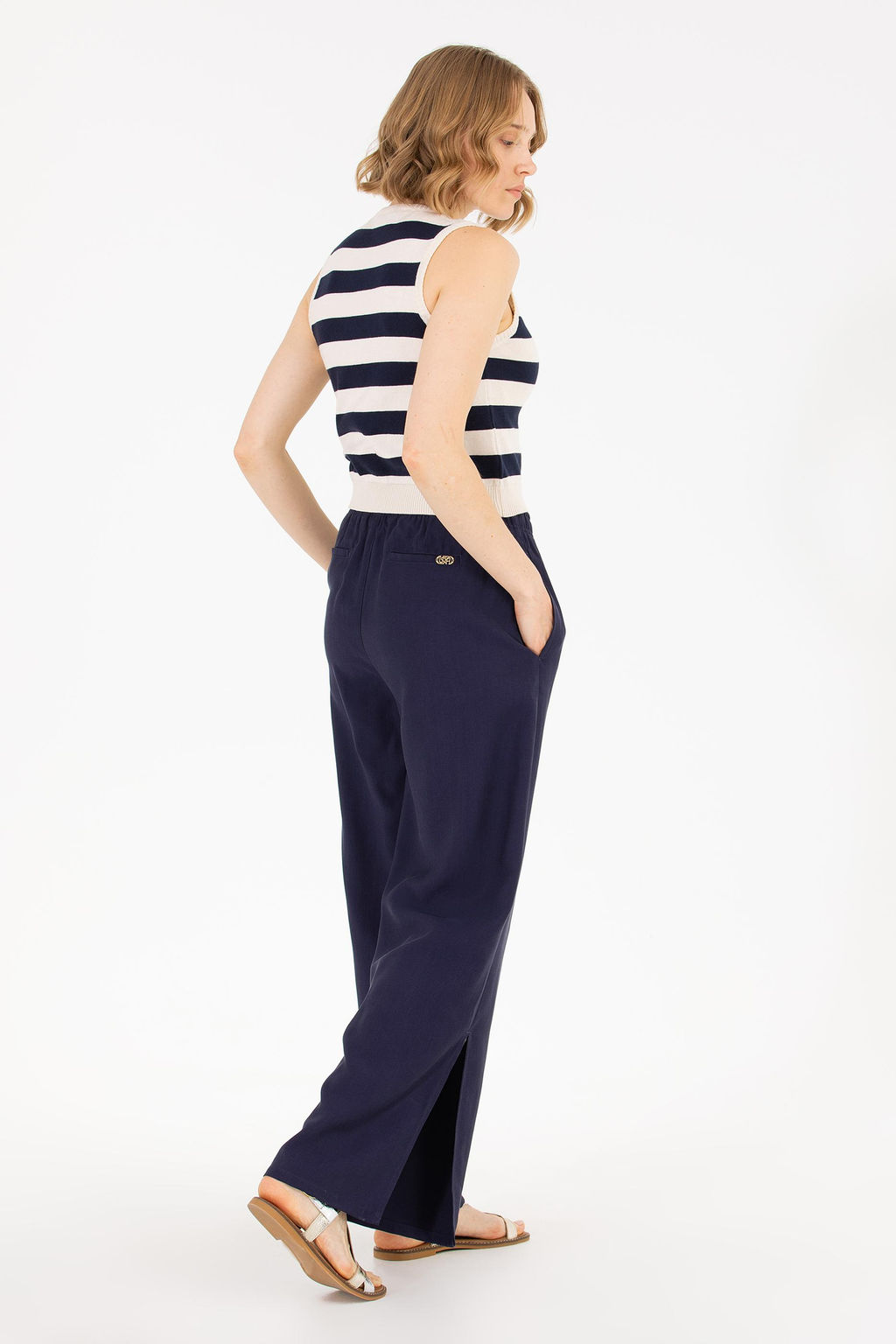 U. S. Polo Assn Женские темно-синие брюки - U.s. polo assn фото 4