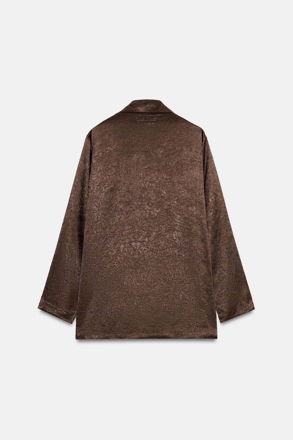 BLAZER FLUIDA EFECTO ARRUGADO / Marr?n - Zara фото 9