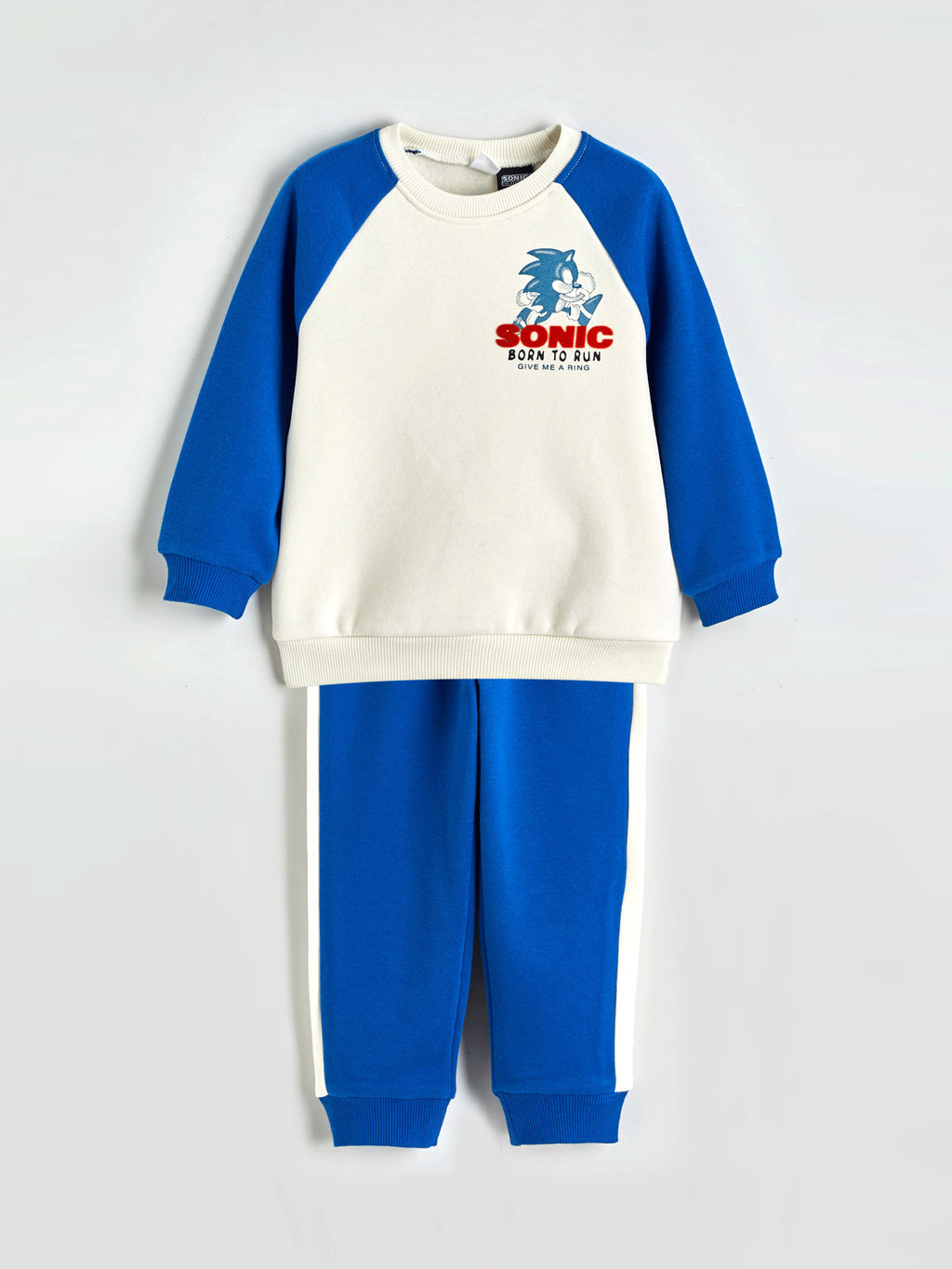 Sonic Bask?l? Erkek ?ocuk Sweatshirt ve E?ofman Alt