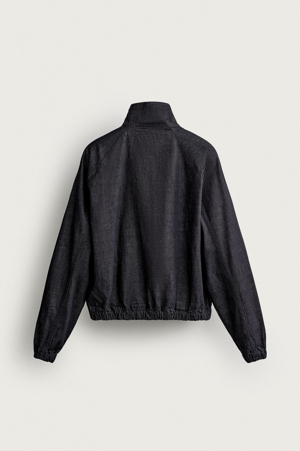 SUDADERA CANGURO DENIM RELAXED FIT / ?ndigo
