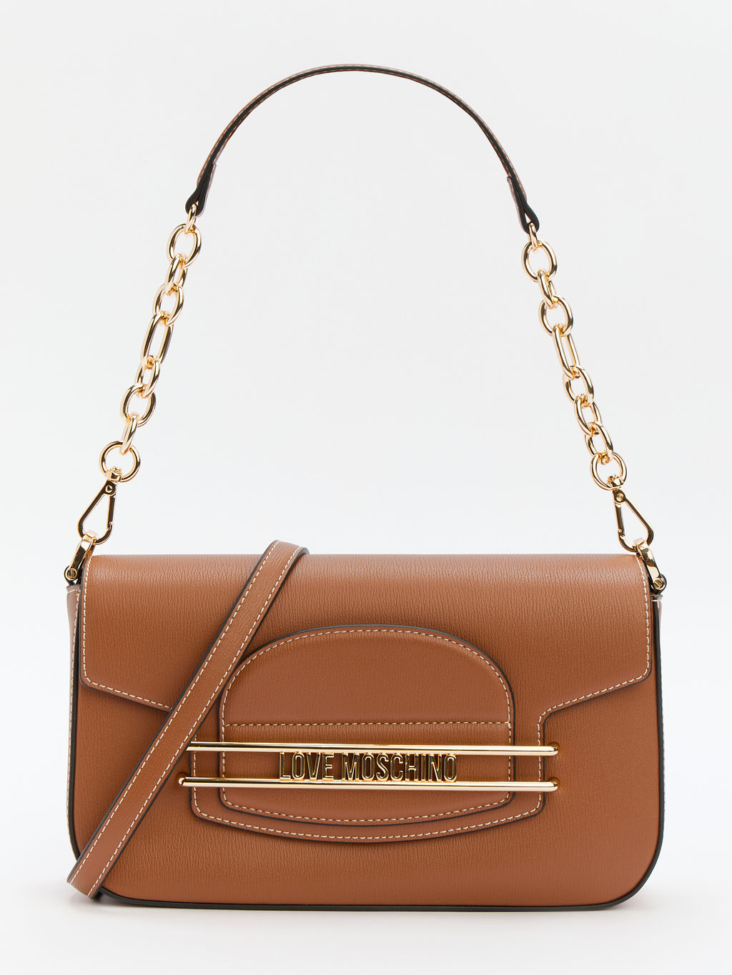 Женская сумка на плечо LOVE MOSCHINO INFINITY LOVE Артикул 4192254, светло-коричневый