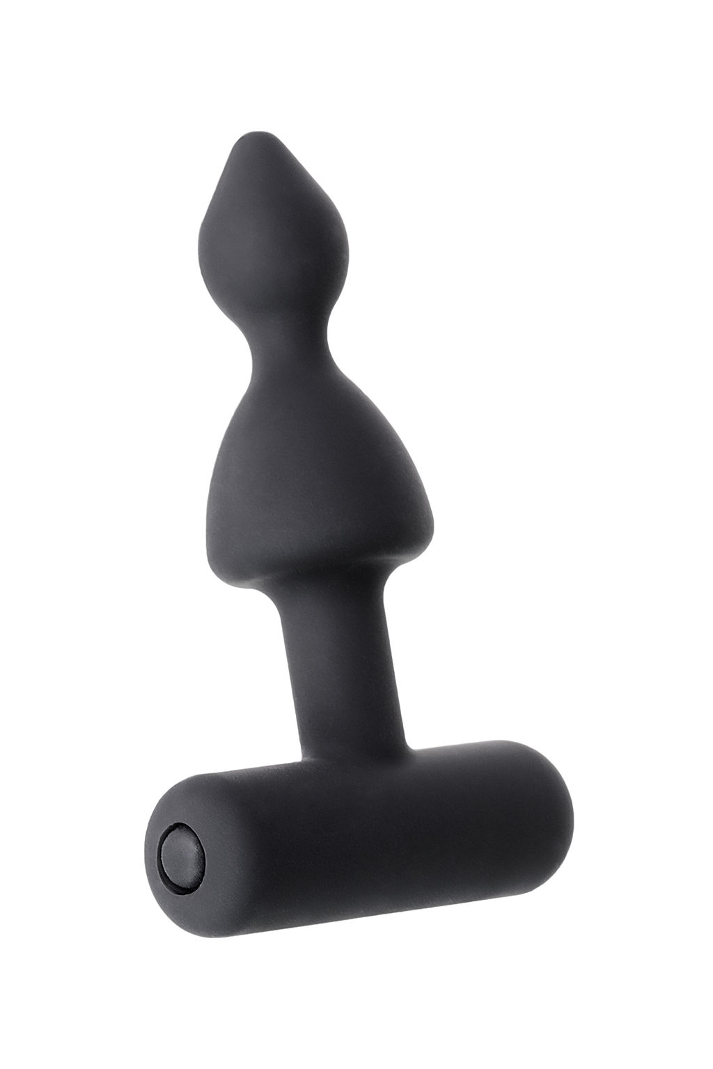 Анальная вибровтулка Erotist Arrow, черный, силикон, 8,5 см