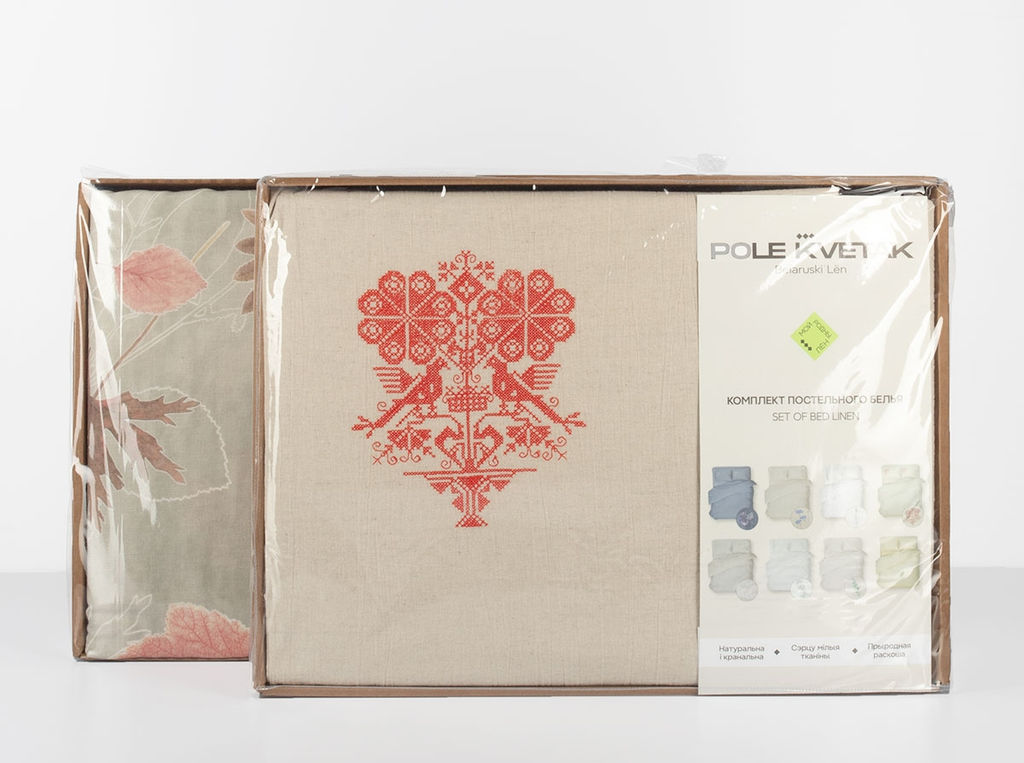 22С44-ШР/в/у/уп.кор. 215*153 КПБ семейный "Спокойной ночи" цв. 744 рис. 65 графит с оливой