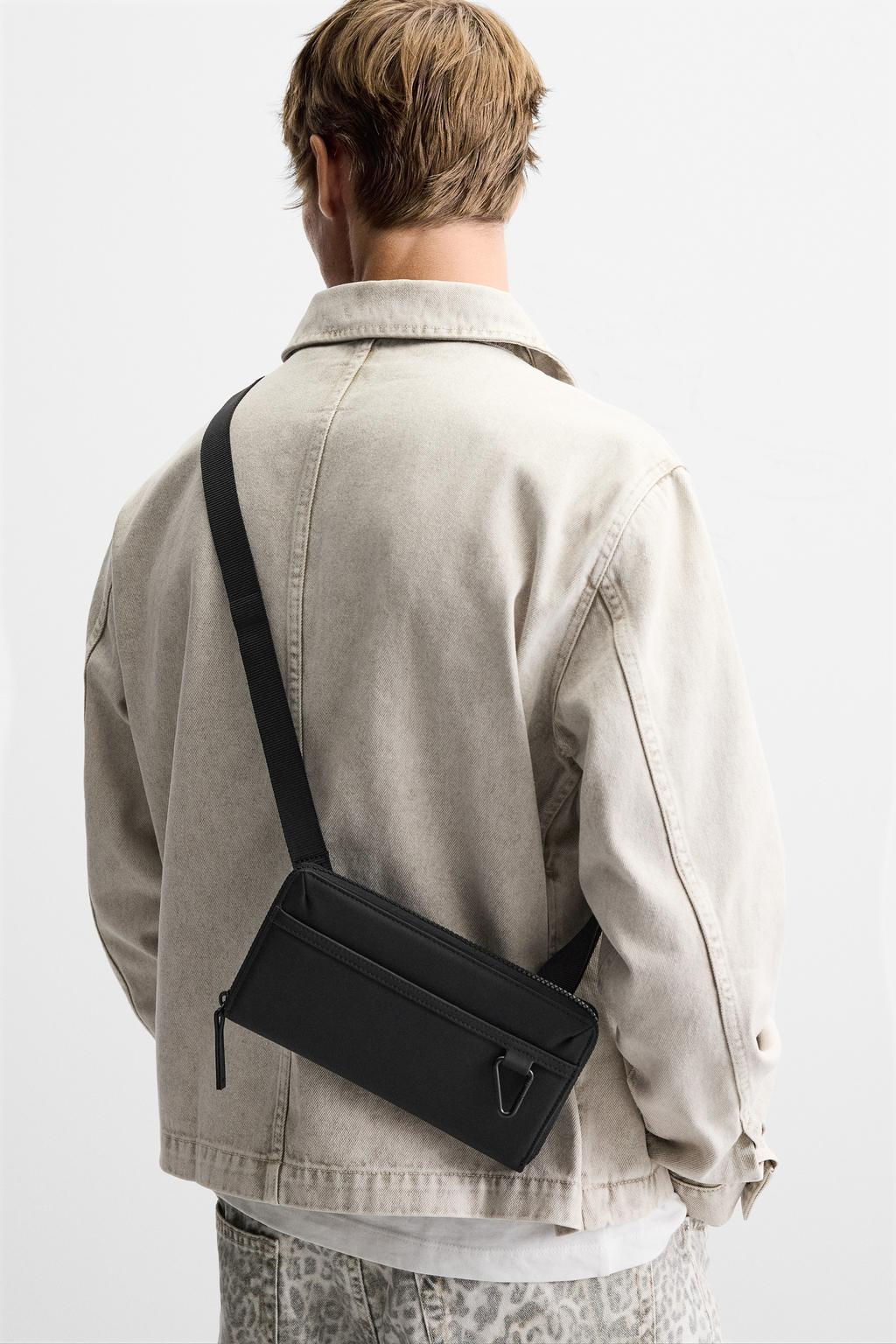 XL RUBBERISED WALLET - Zara фото 3