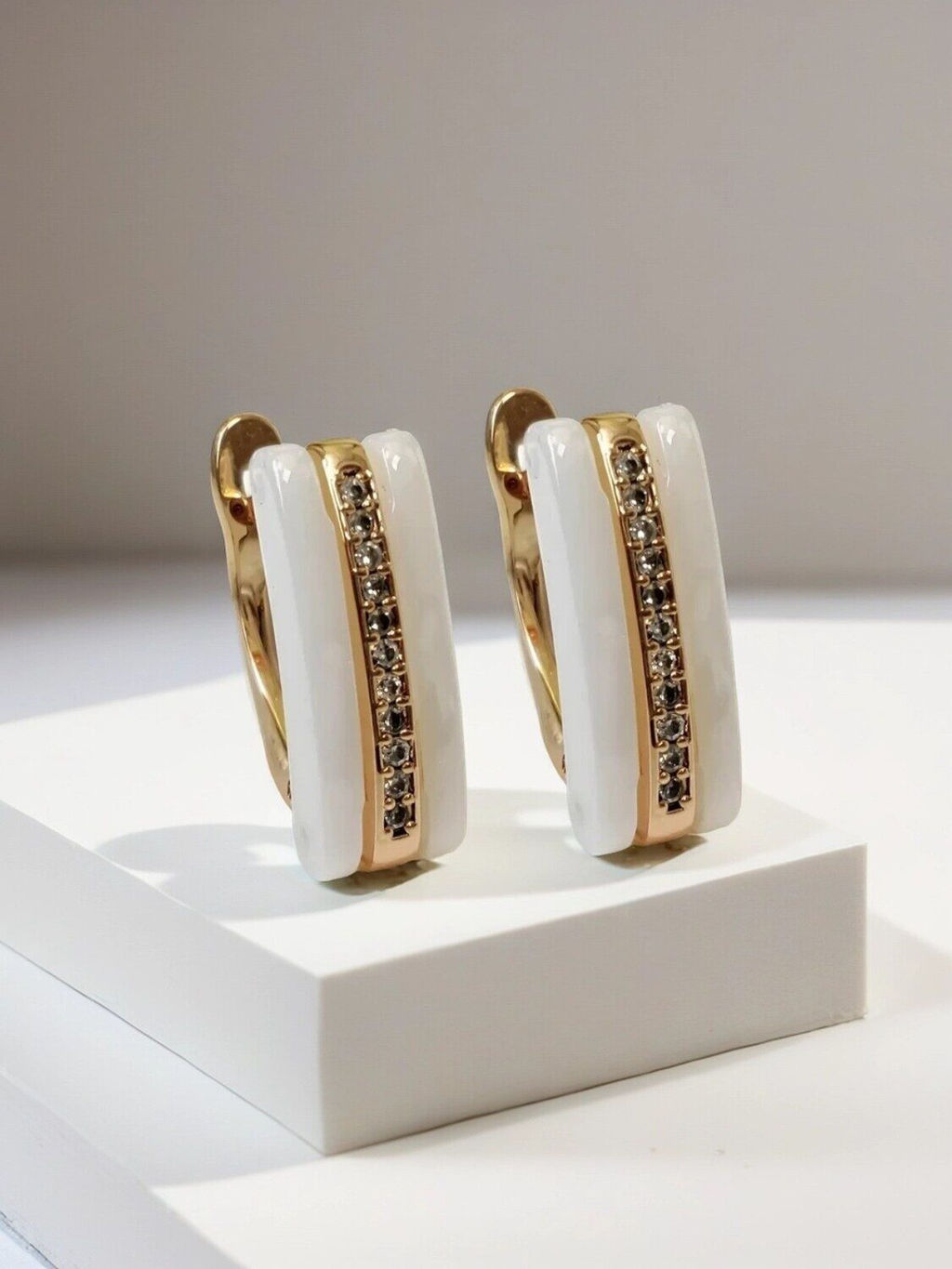 Серьги с керамикой