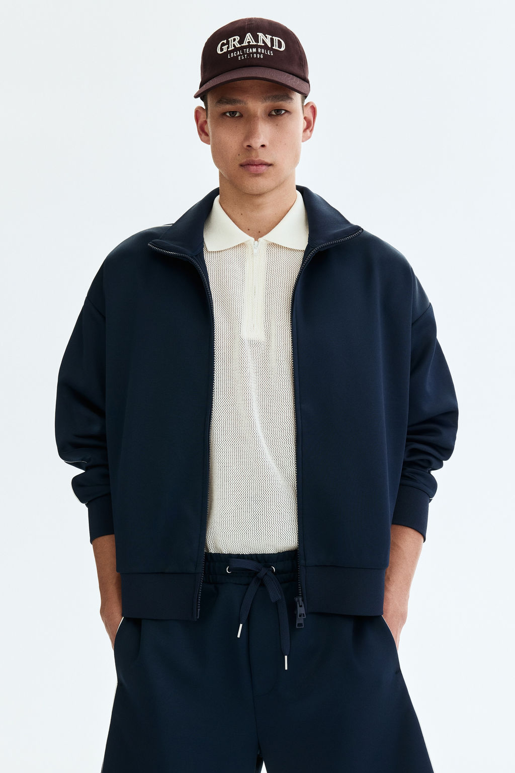 Chaqueta de ch?ndal efecto neopreno Relaxed Fit - H&m фото 3
