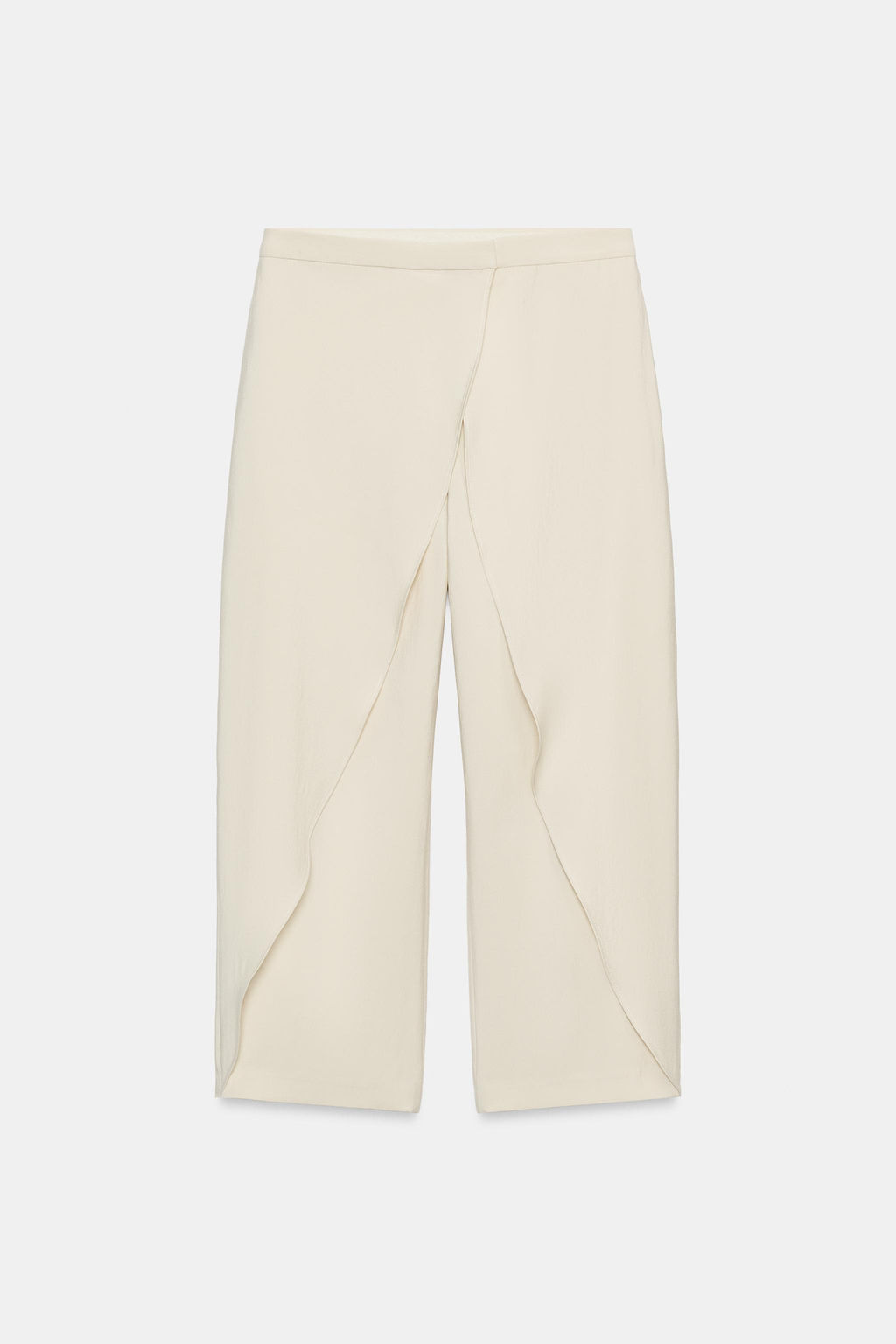 PANTAL?N CRUCE DELANTERO ZW COLLECTION / Crudo medio - Zara фото 4