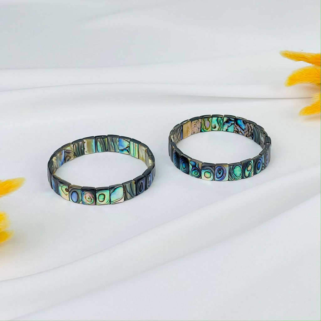 Браслет из Халиотиса 20 см - Радуга самоцветов фото 2