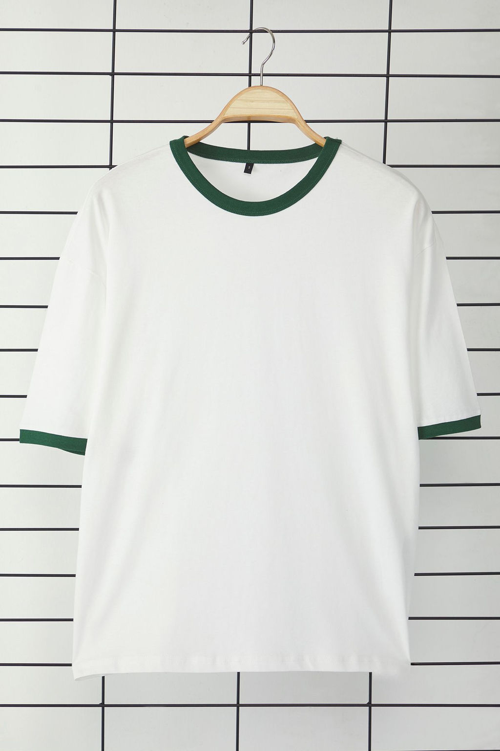 TRENDYOL MAN Unisex Saks Oversize/Genis Kesim Kollar? Seritli %100 Pamuklu T-Shirt TMNSS25TS00099 - Trendyolmilla фото 6