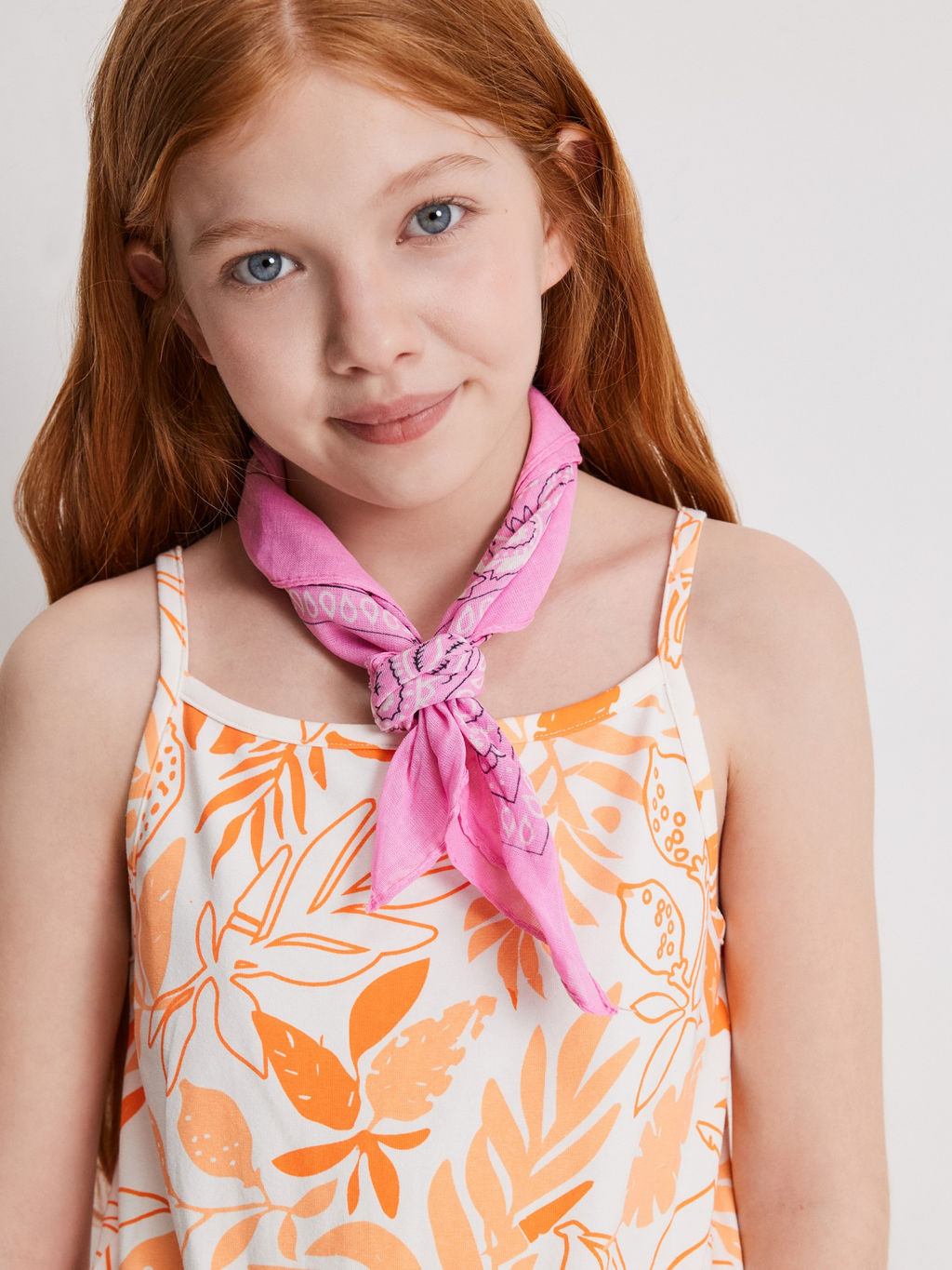 ACOOLA / Полукомбинезон для девочек Magnolia оранжевый  фото 6