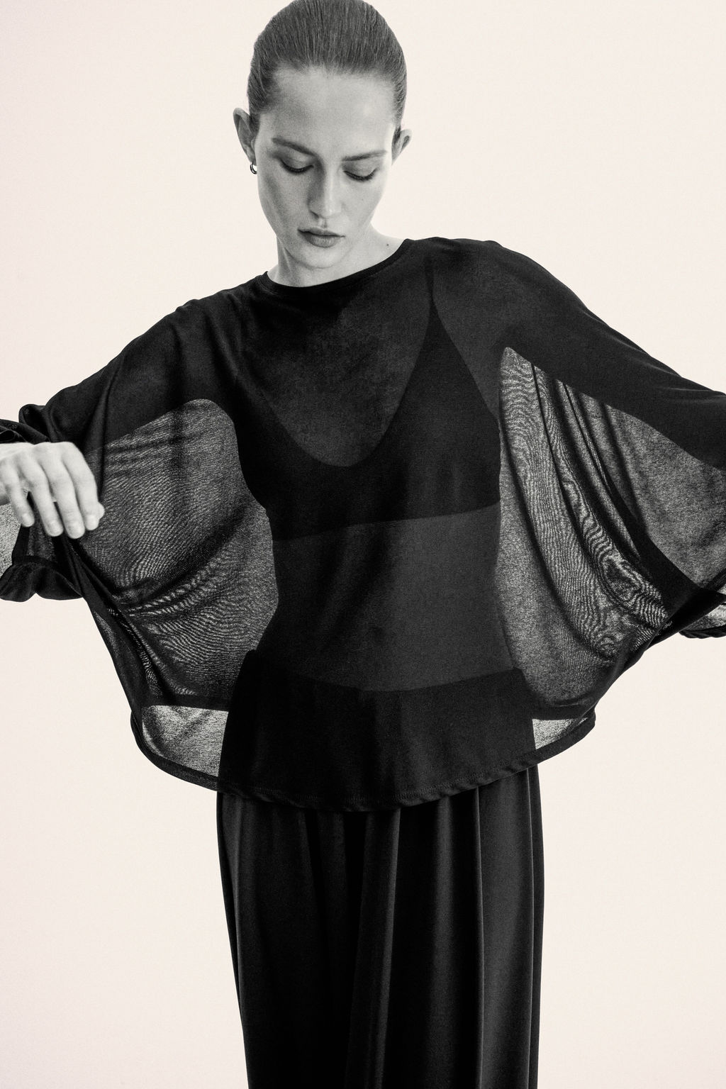 Top de punto con mangas murci?lago - H&m фото 2