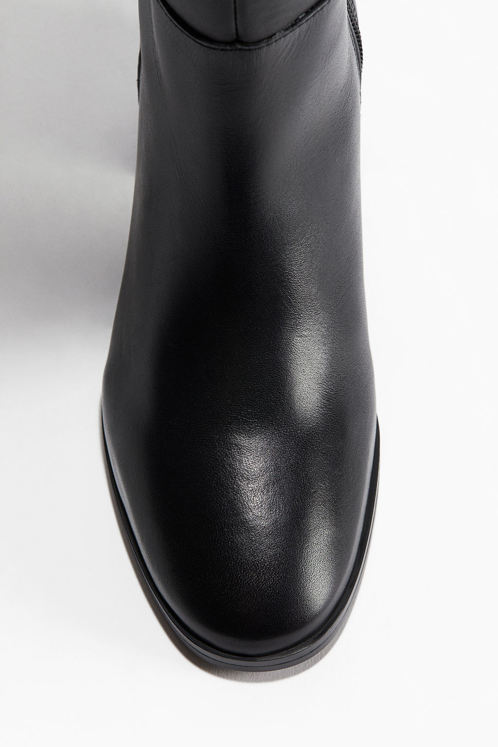 Botas de piel a la rodilla - H&m фото 6