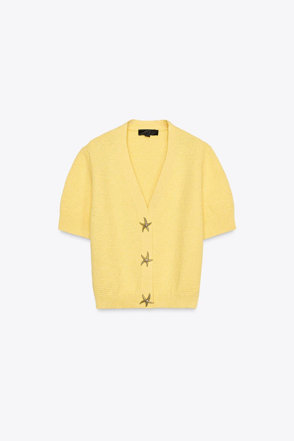 STAR BUTTON CARDIGAN - Zara фото 6